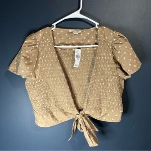 American eagle NWT crop top halter retro looking hippie boho